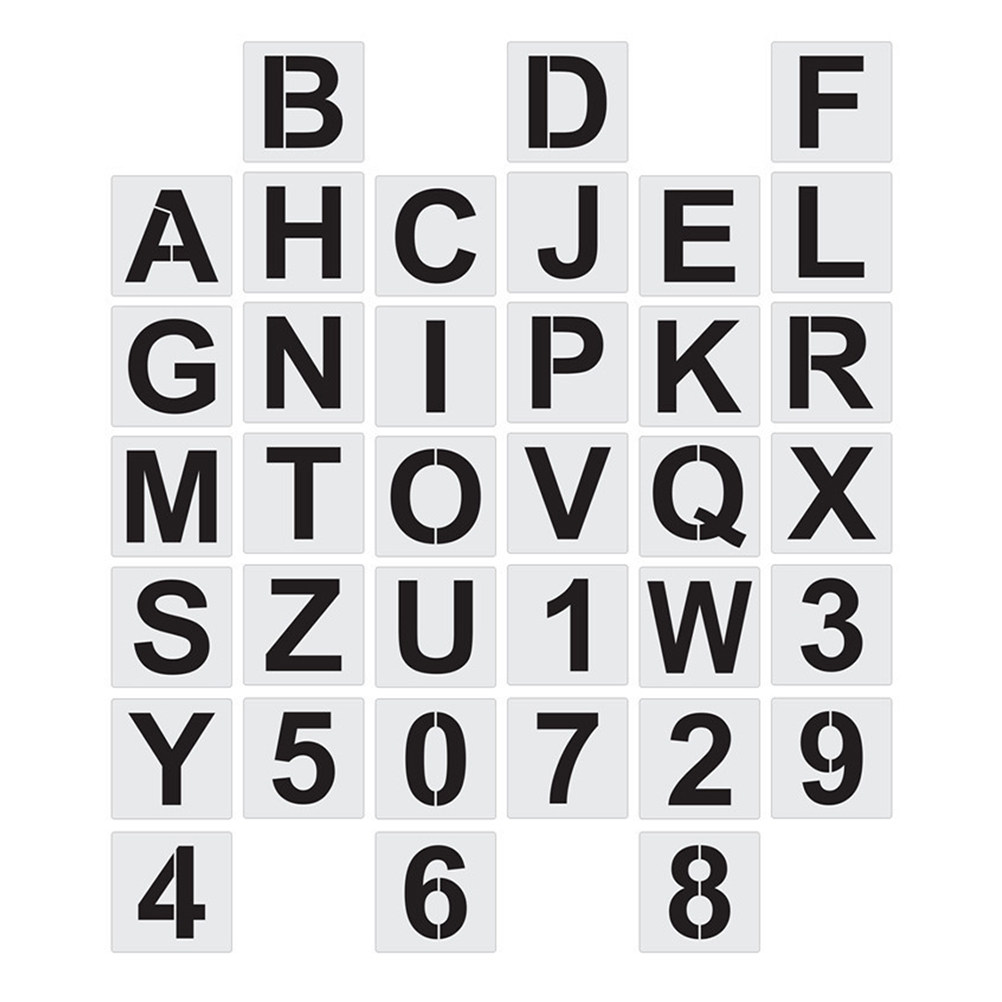 36Pcs Alphabet Number Painting - đánh giá và giá Letter S Art Craft