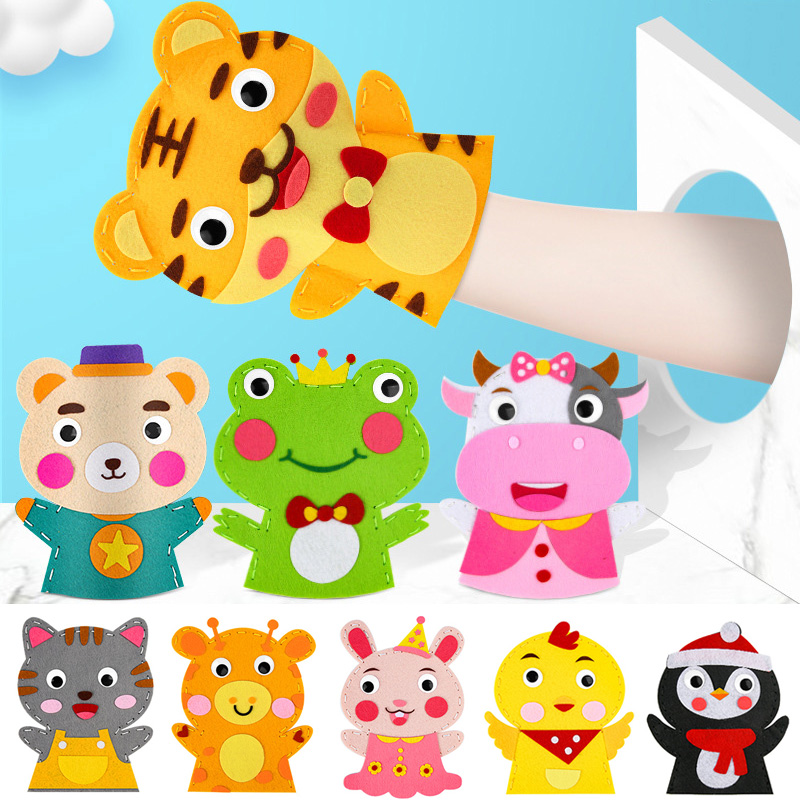 Cute Cartoon Animal Hand Puppe - đánh giá và giá Art Craft For 3 Year Old