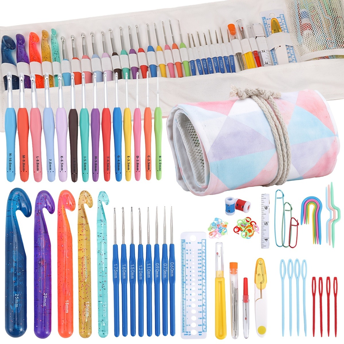 118pcs Crochet Hooks Sets, Erg - đánh giá và giá Crochet Hook Set