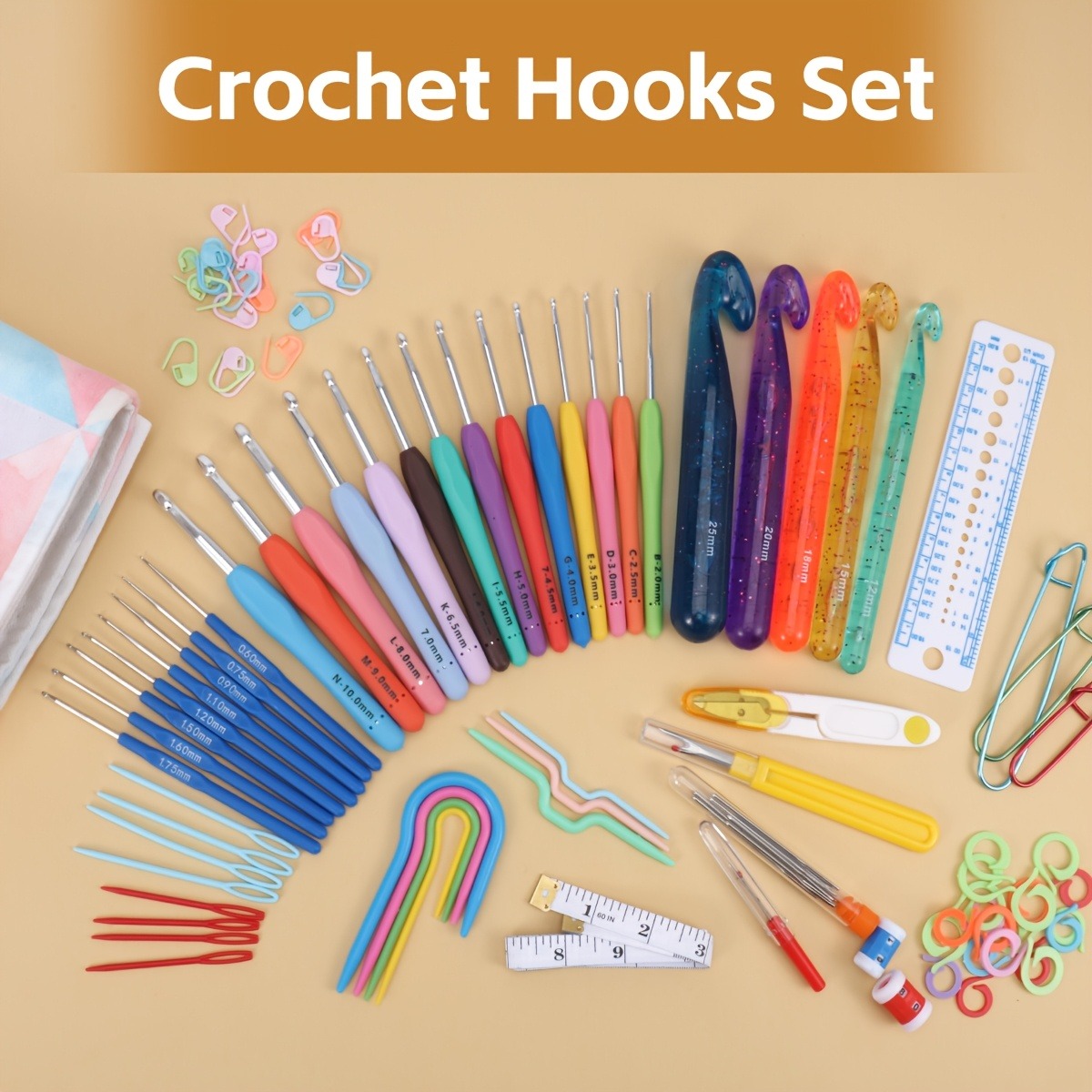 118pcs Crochet Hooks Sets, Erg - đánh giá và giá Crochet Hook Set
