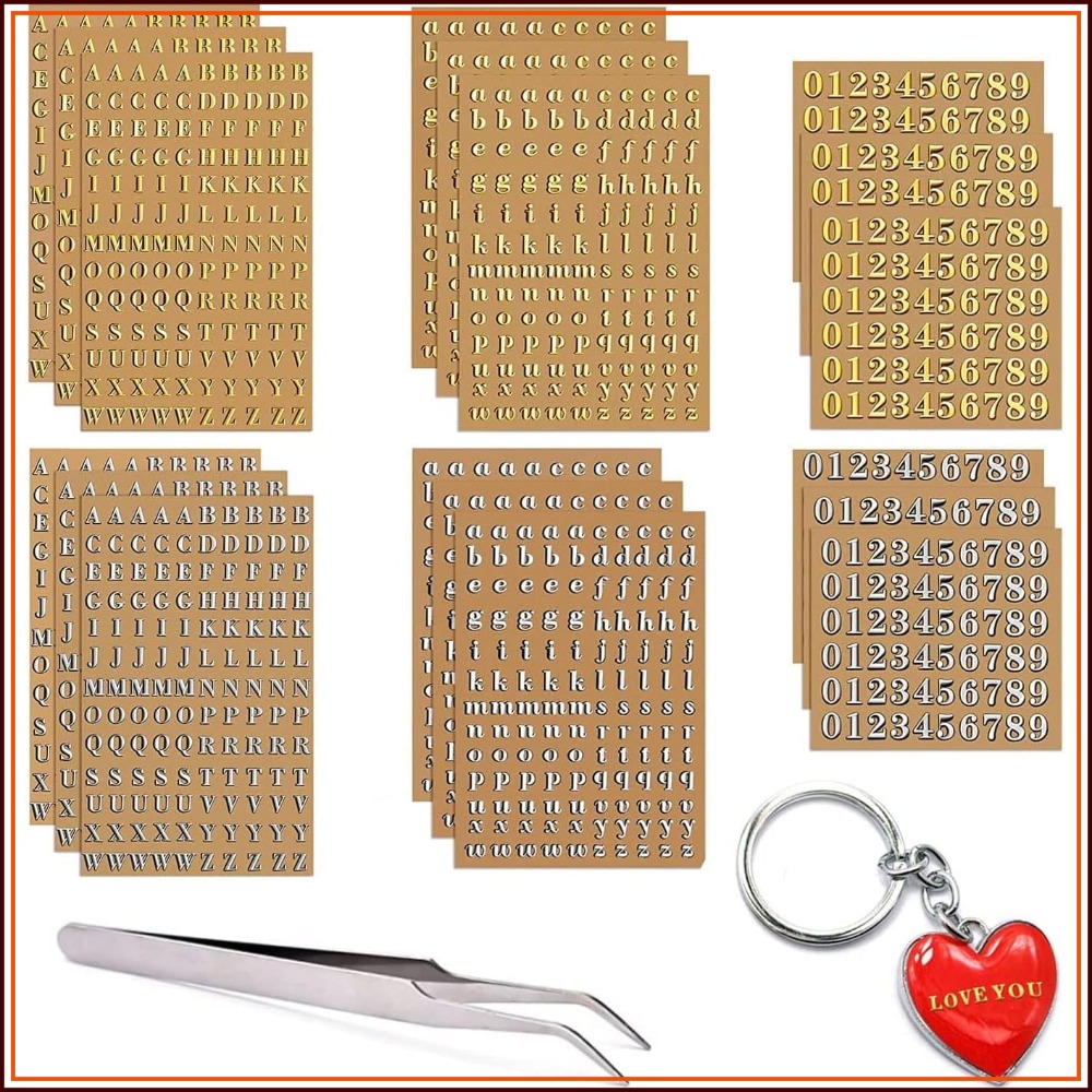 18 Sheets Mini Gold/Silver Gli - đánh giá và giá Letter S Art Craft