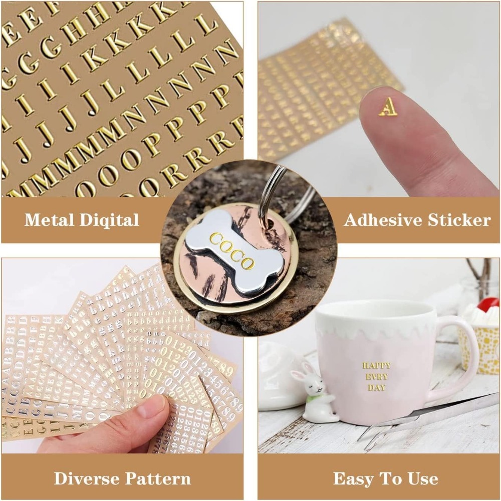 18 Sheets Mini Gold/Silver Gli - đánh giá và giá Letter S Art Craft