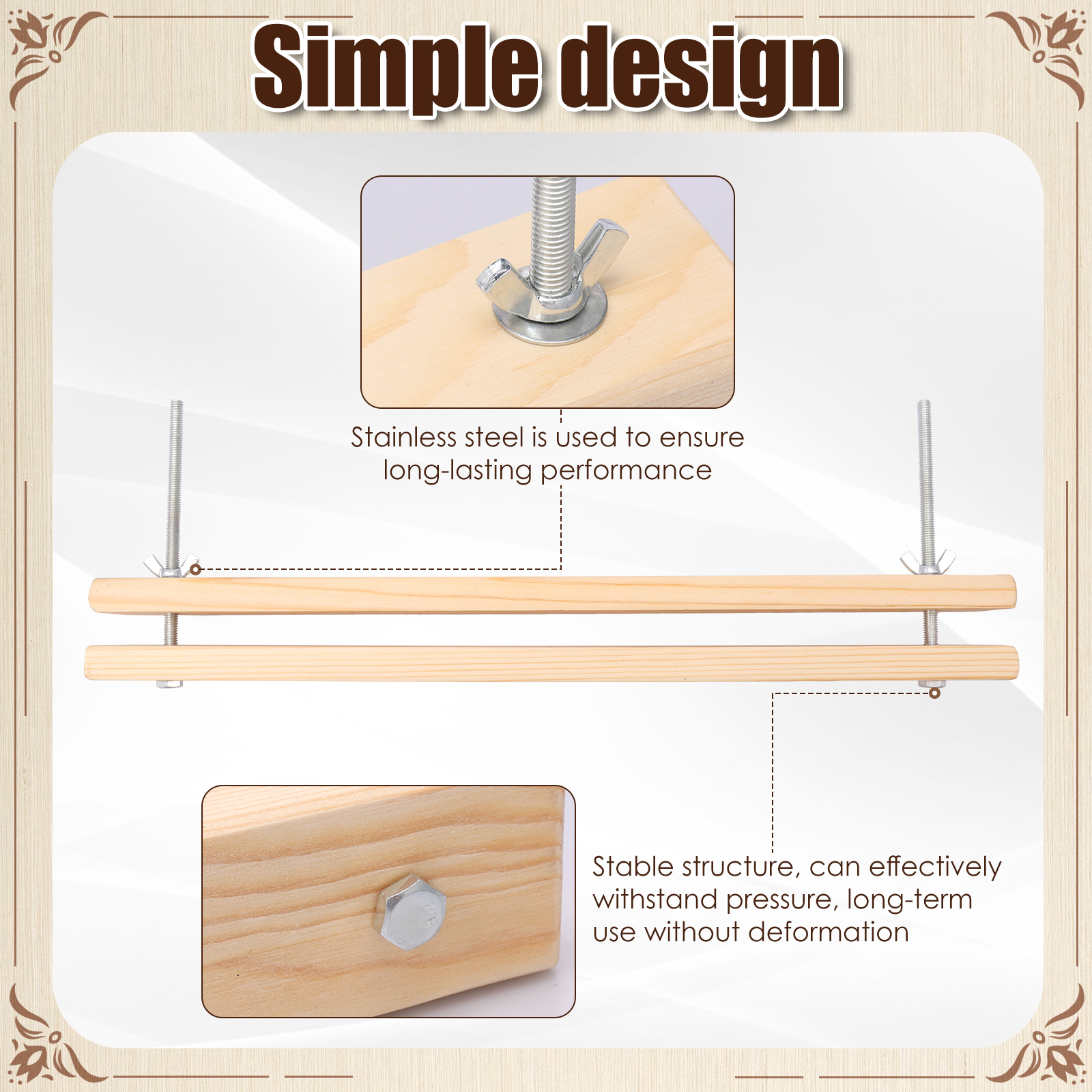 Wooden Book Press Kit DIY Gree - đánh giá và giá Bookbinding Supply Kit