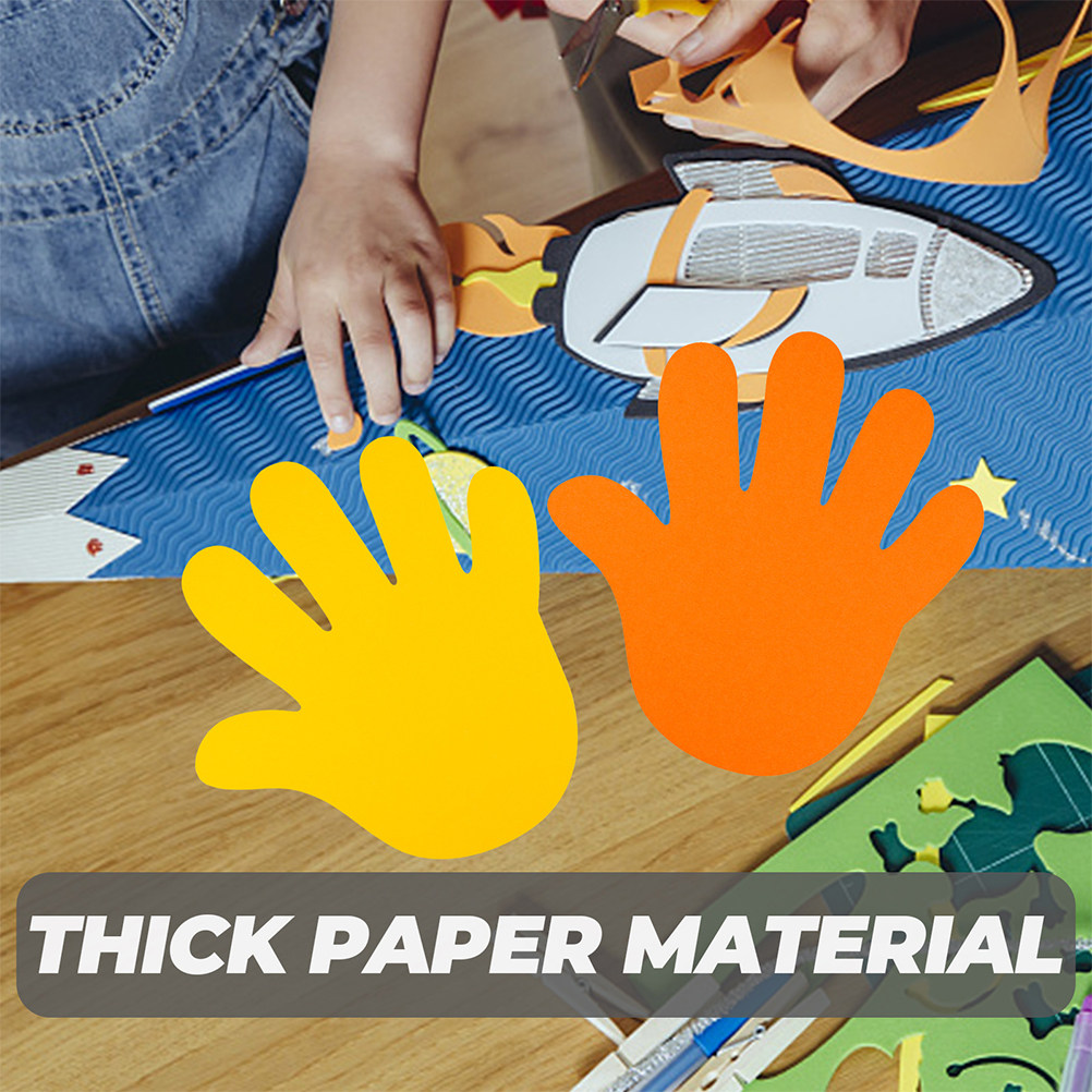 1Set Adorable Hand Foot Paper  - đánh giá và giá Art And Craft For Nursery