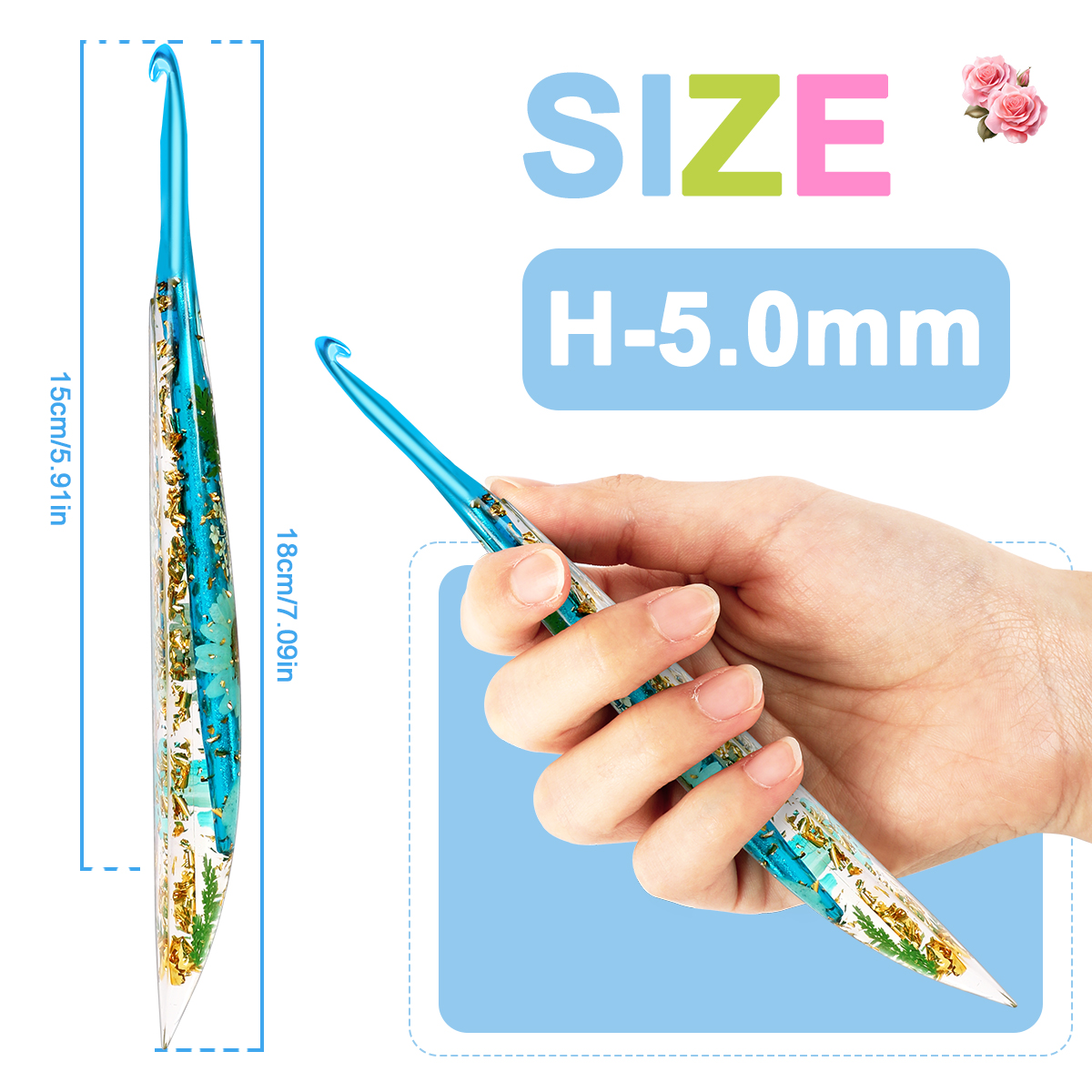 9Pcs/1Pc Hot Selling Epoxy Res - đánh giá và giá Crochet Hook Set