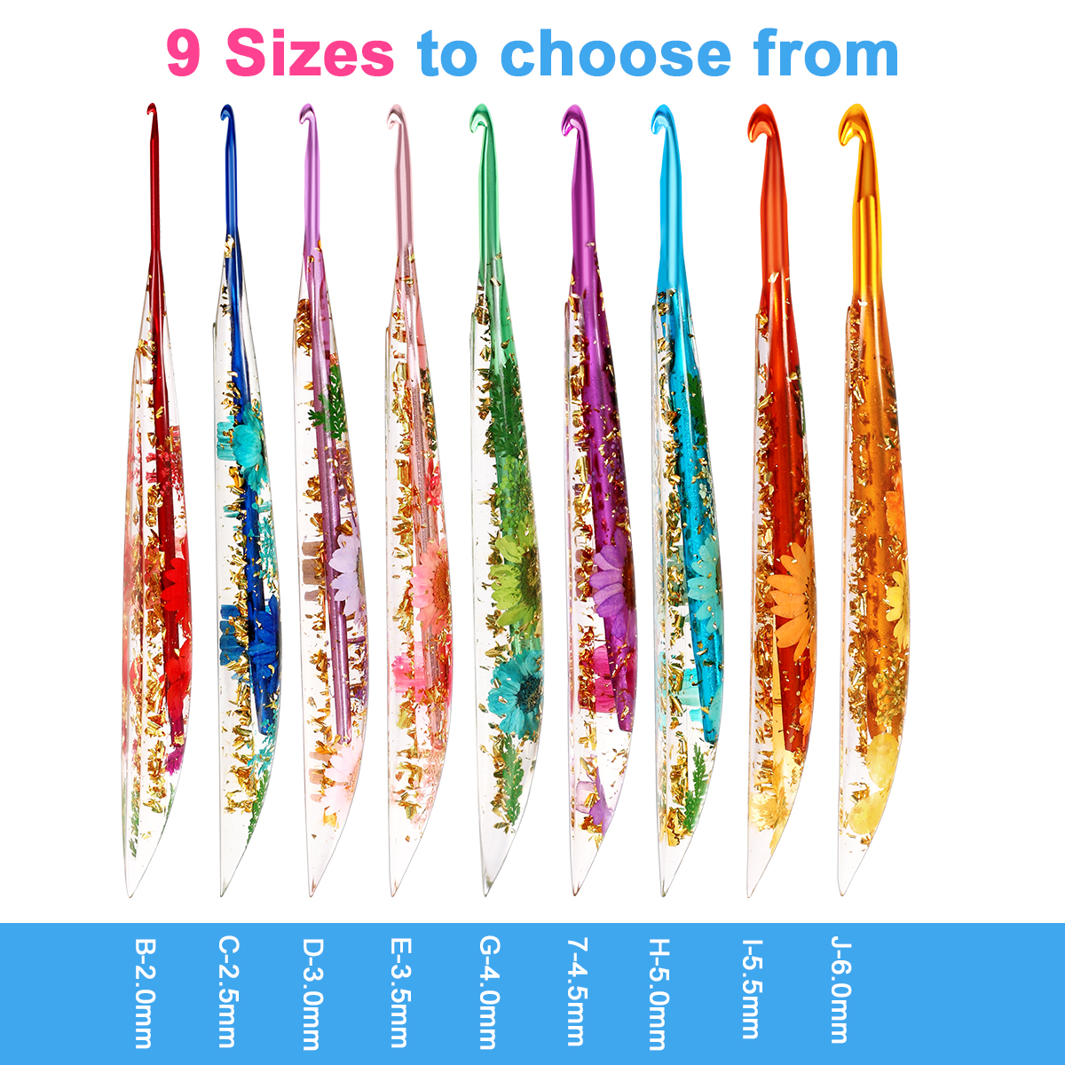 9Pcs/1Pc Hot Selling Epoxy Res - đánh giá và giá Crochet Hook Set