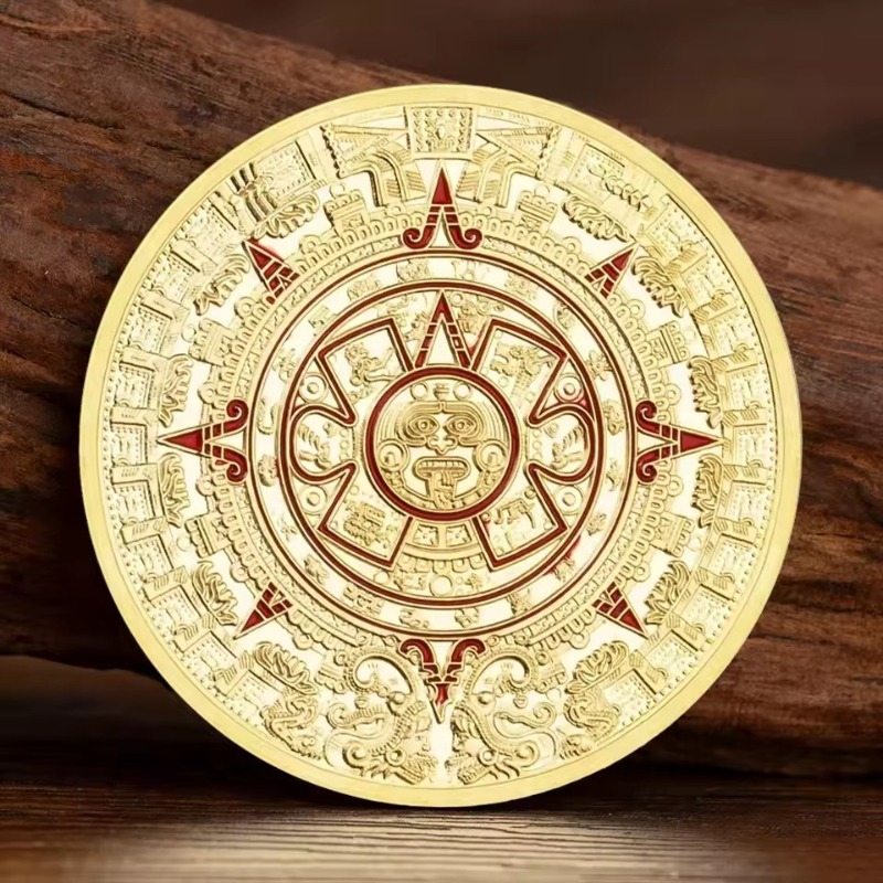 Gold Plated Mayan Aztec Calend - đánh giá và giá Letter S Art Craft