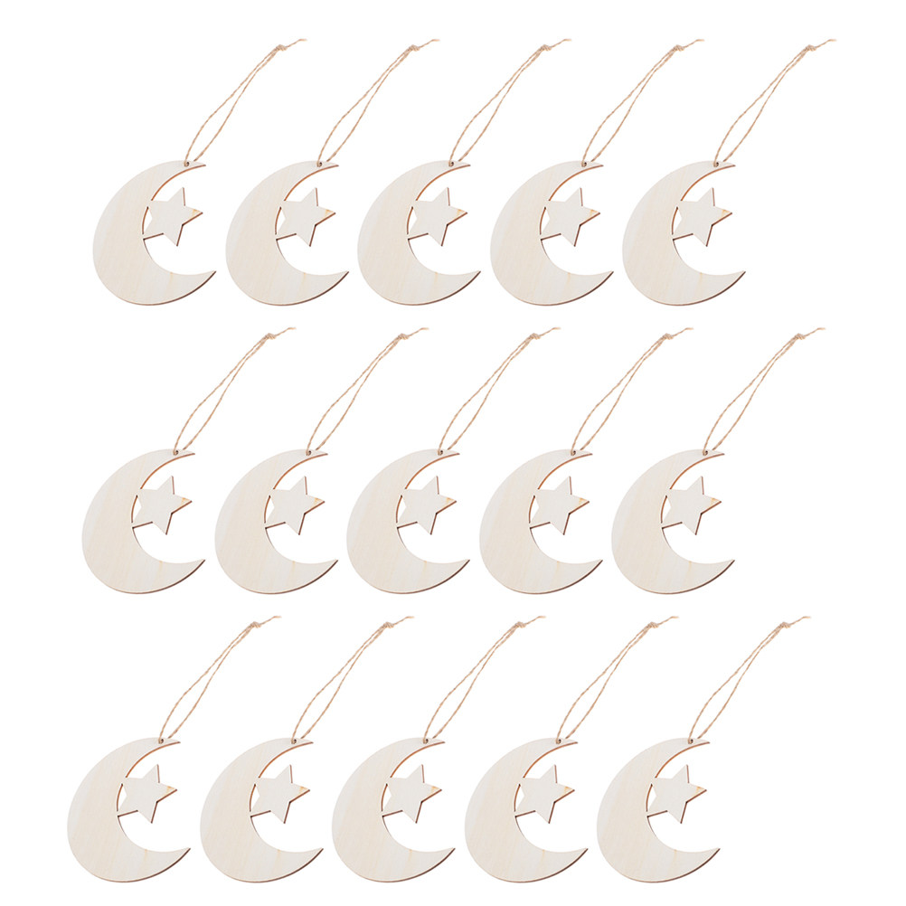 40Pcs Blank Wooden Moon and St - đánh giá và giá Art And Craft For Nursery