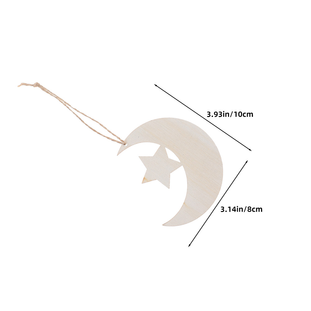 40Pcs Blank Wooden Moon and St - đánh giá và giá Art And Craft For Nursery