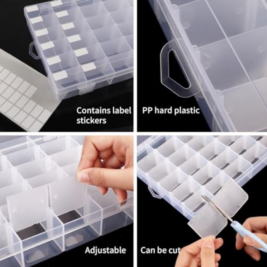 Clear Bead Organizer Tackle Bo - đánh giá và giá Art Craft Organizer