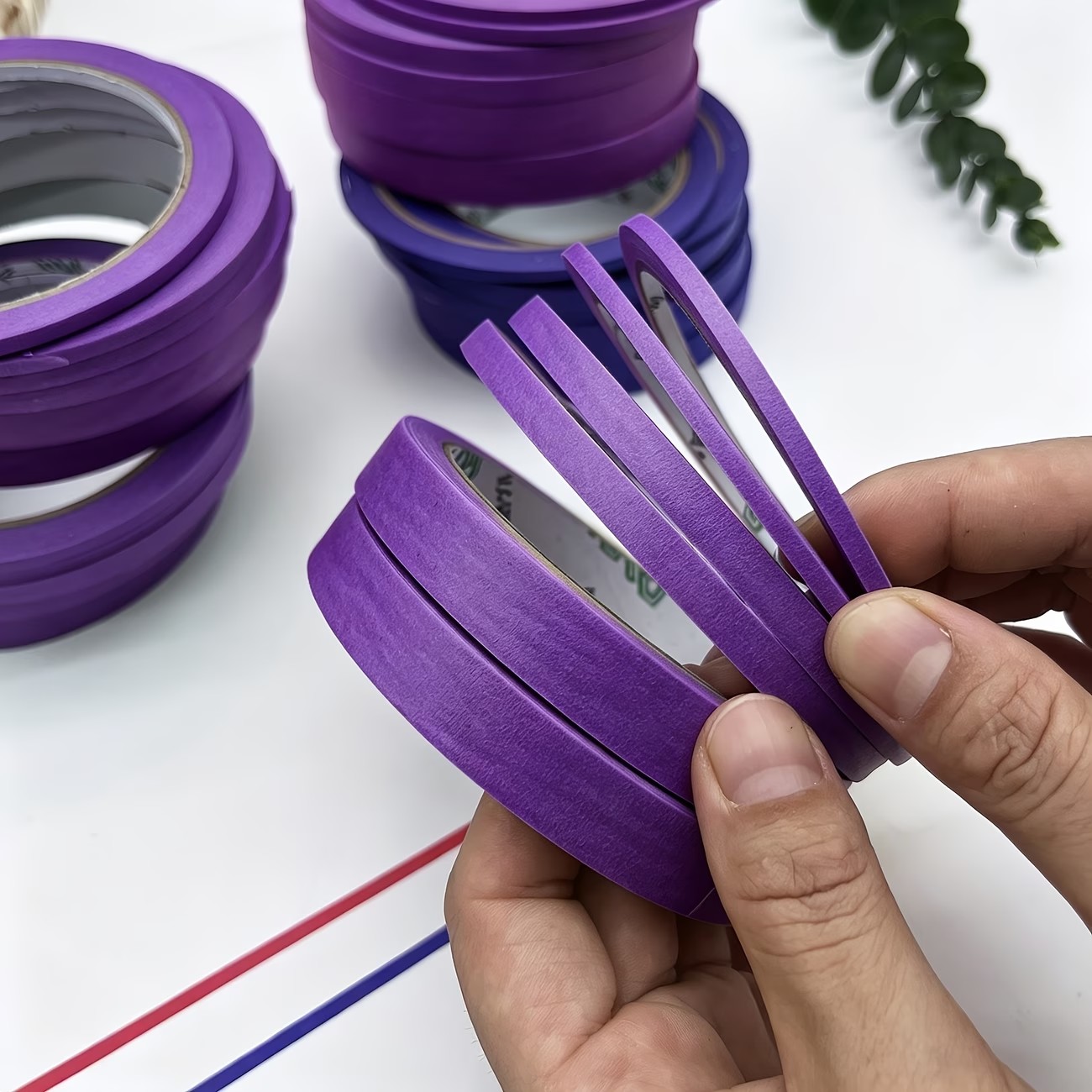 3/6 Rolls Purple Masking Washi - đánh giá và giá Washi Tape Rolls