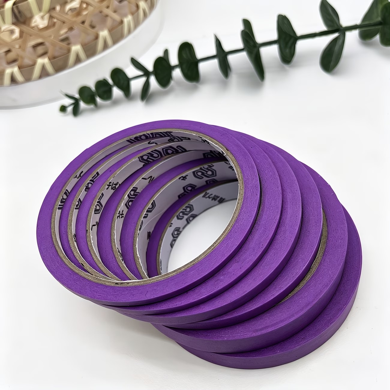 3/6 Rolls Purple Masking Washi - đánh giá và giá Washi Tape Rolls