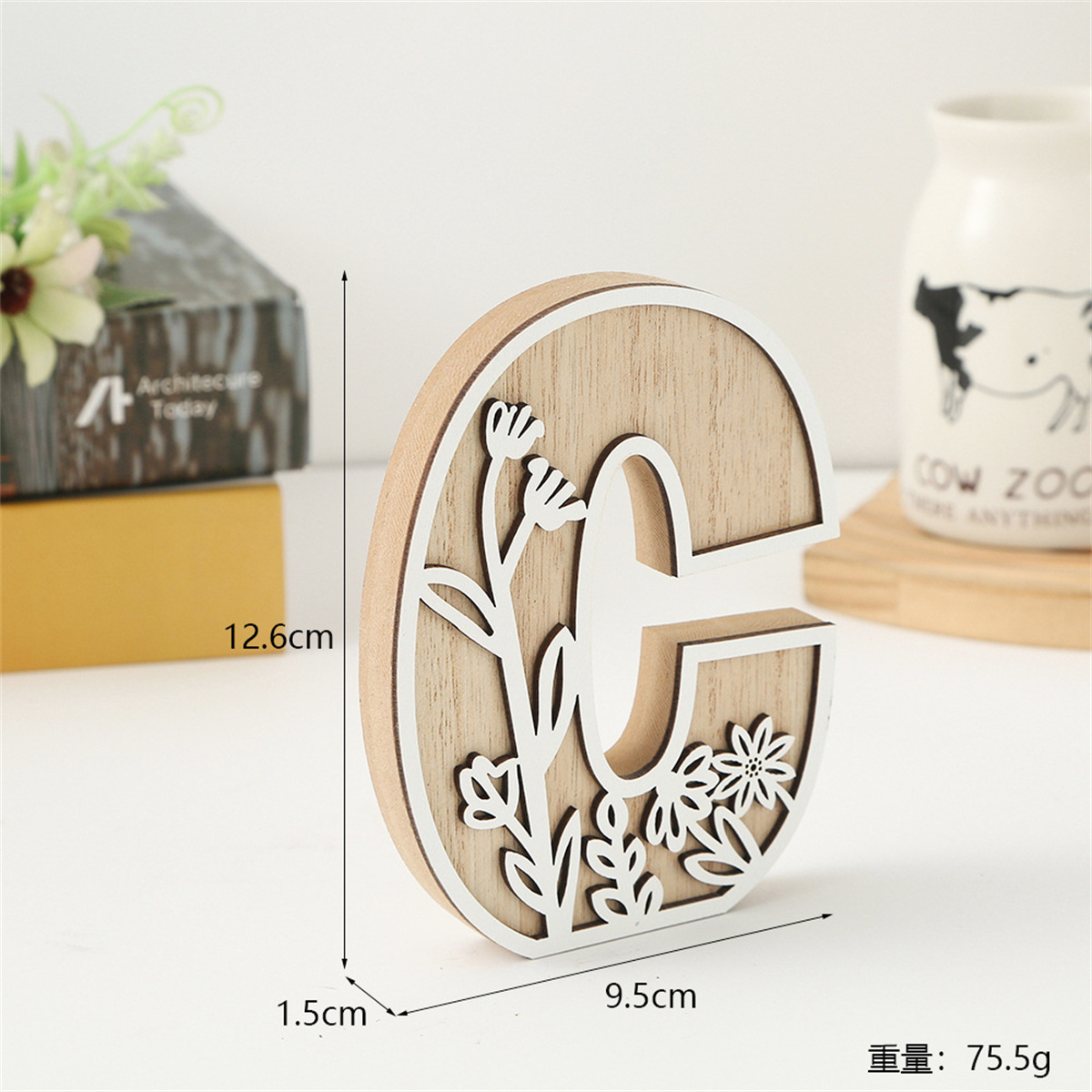1Pcs Raw Wood White Engrave 26 - đánh giá và giá Art And Craft For Xmas