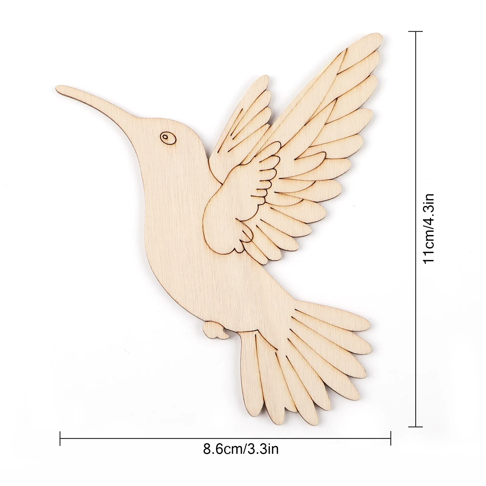 10pcs Unfinished Wood Animal B - đánh giá và giá Art & Craft Kids Toys