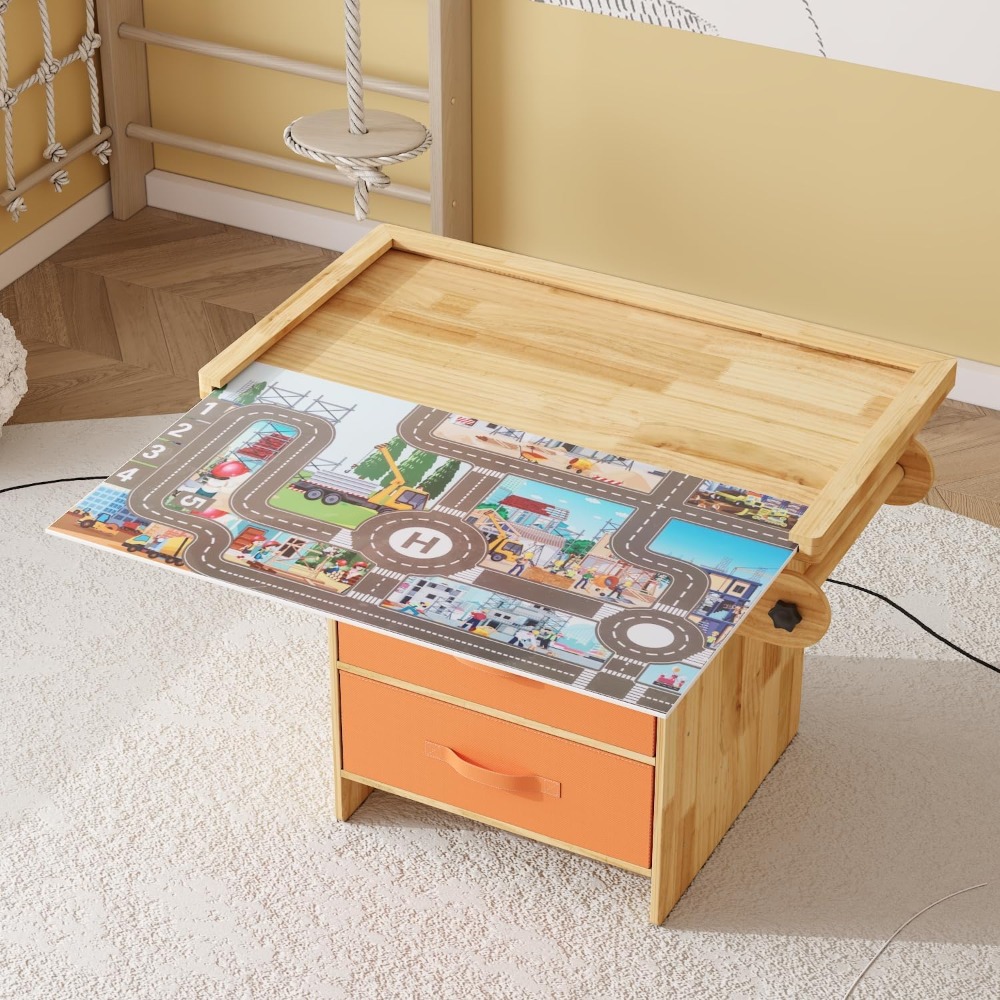 Solid Wood Kids Table and Chai - đánh giá và giá Art And Craft For Nursery