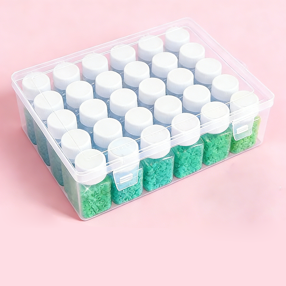 30 Pcs 30ML Square Bottle Diam - đánh giá và giá Art Craft Organizer