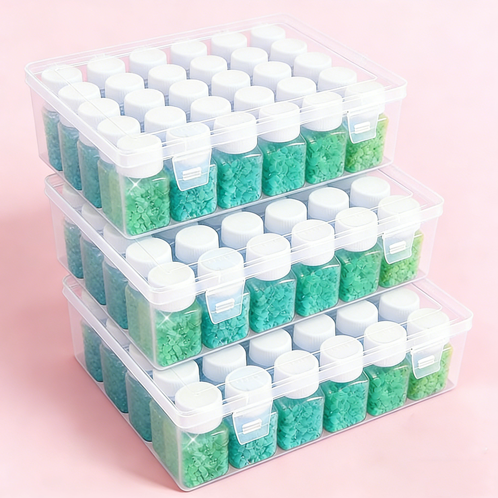 30 Pcs 30ML Square Bottle Diam - đánh giá và giá Art Craft Organizer
