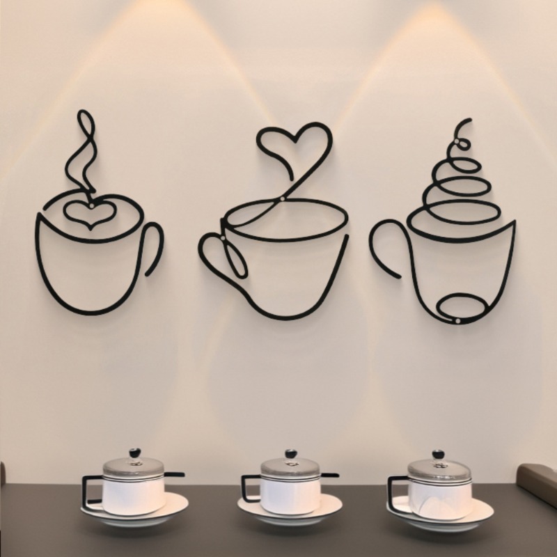 Creative Coffee Themed Wall De - đánh giá và giá Art Craft Cafe