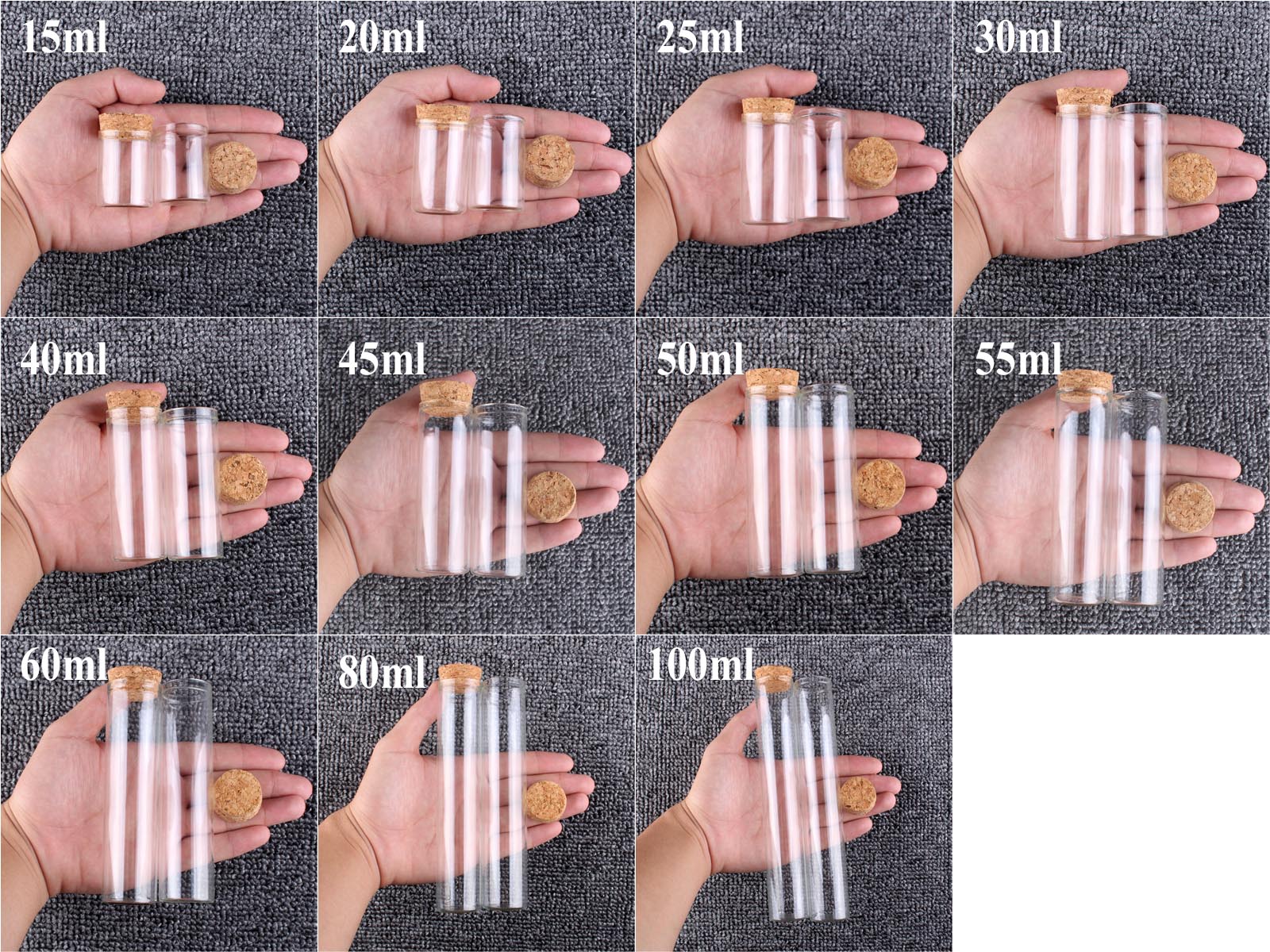 12 pieces/lot 15ml 20ml 25ml 3 - đánh giá và giá Eco Art Craft