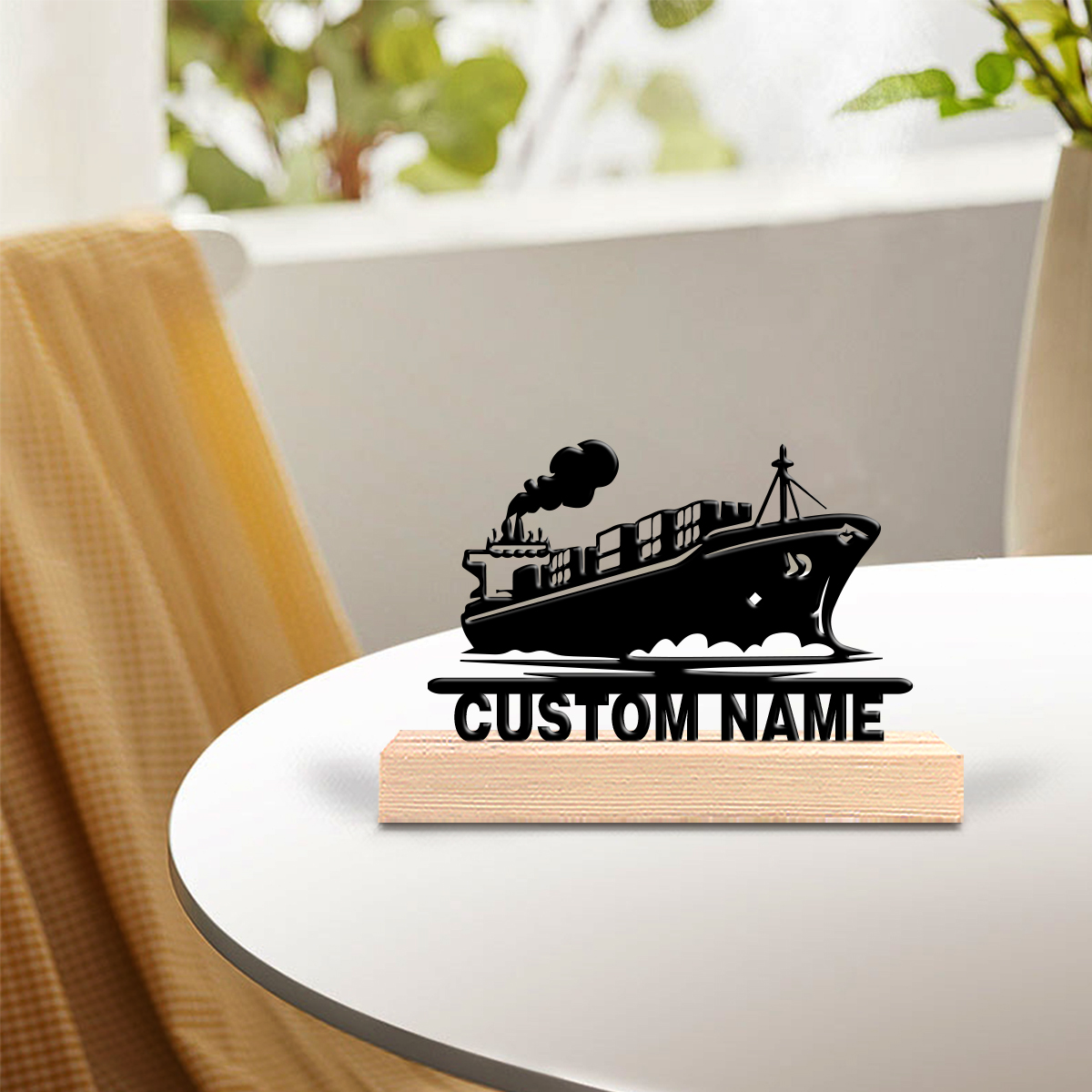 1pc new boat Custom Text Tin S - đánh giá và giá Art Craft Wood