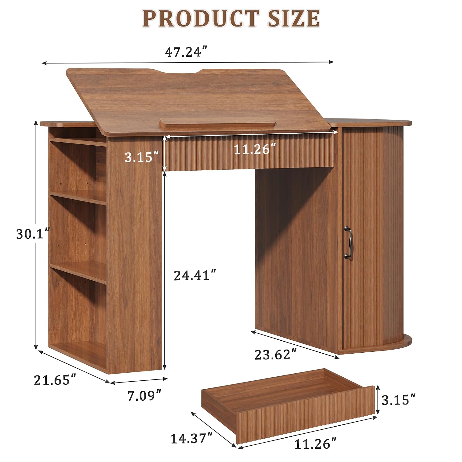 Drafting Table with Storage Ca - đánh giá và giá Art & Craft Kids Toys