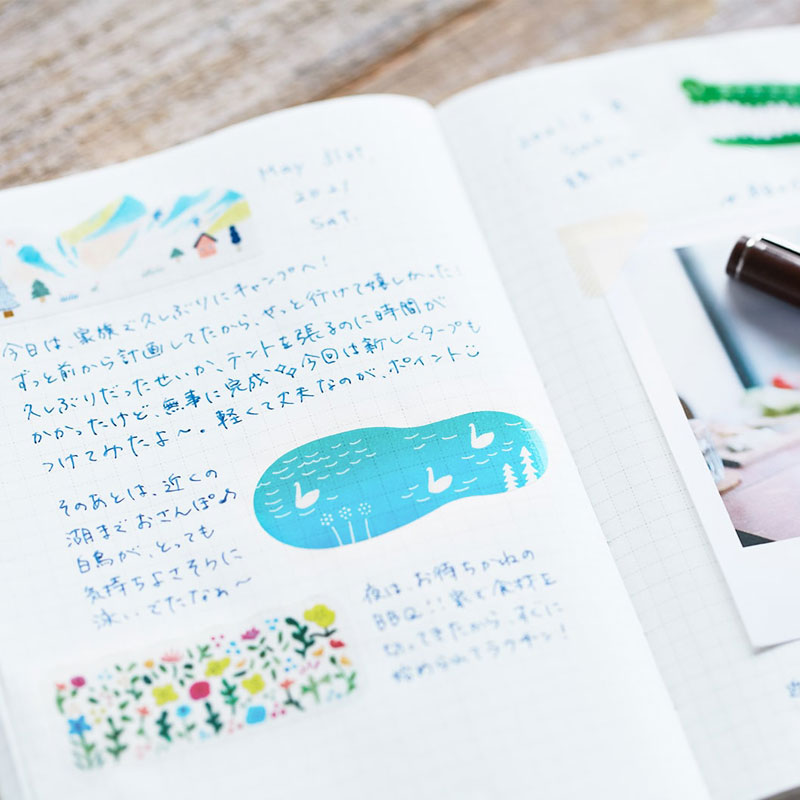 Japan KITTA Small Cute Washi P - đánh giá và giá Washi Tape Rolls