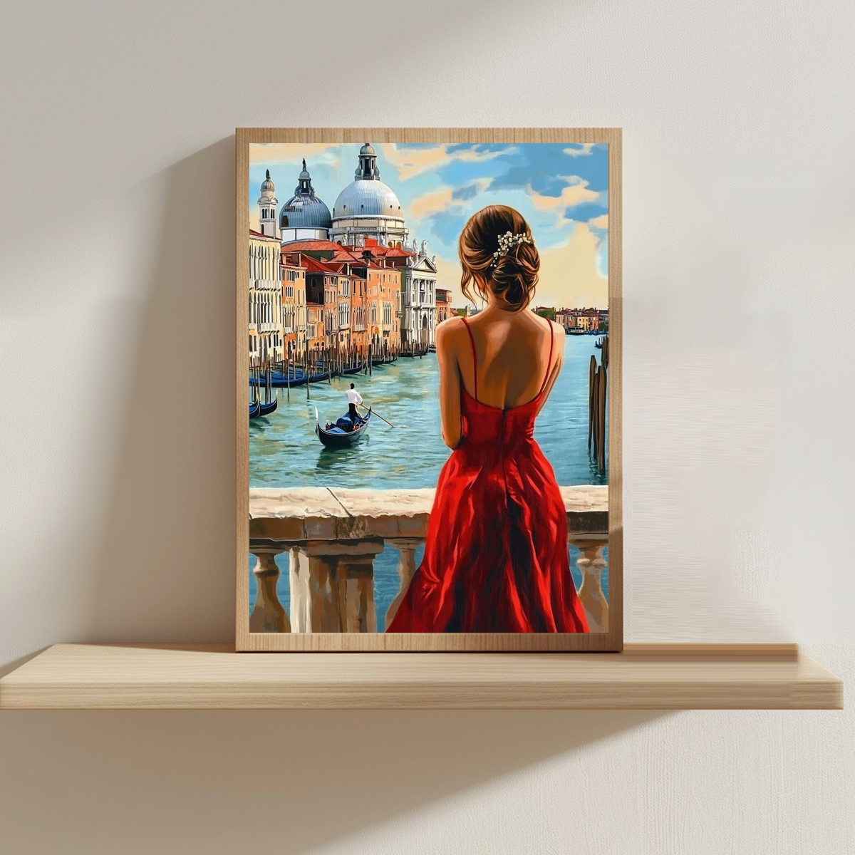 Red clad beauty 30X40CM/11.8X1 - đánh giá và giá Eco Art Craft