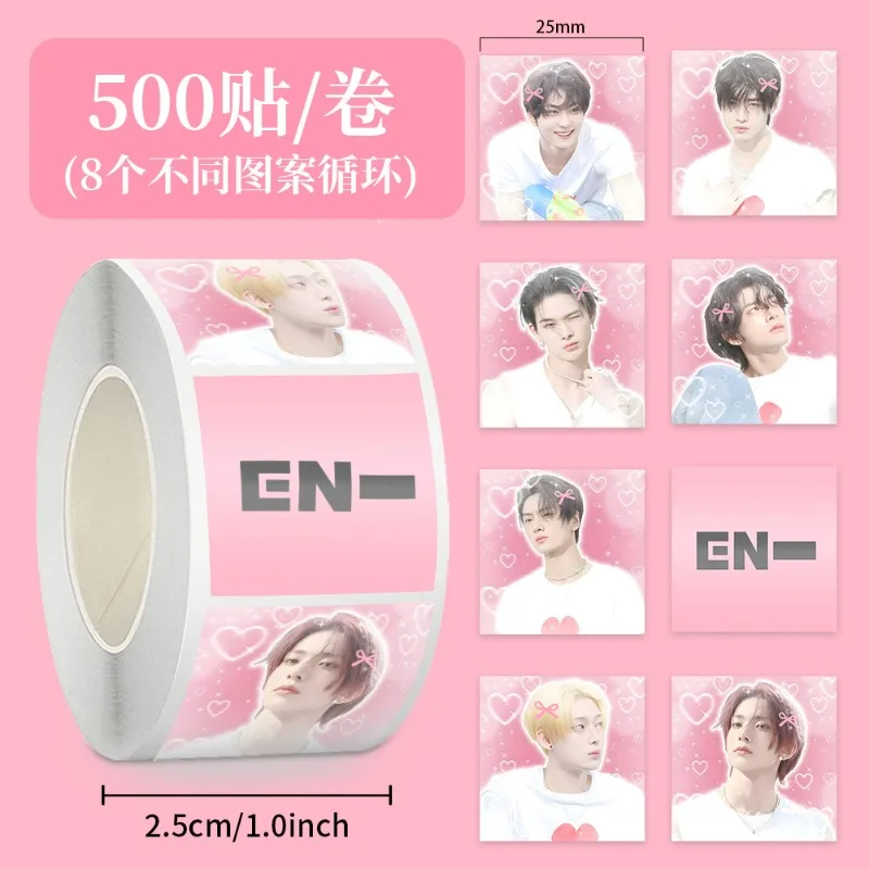500Pcs ENHYPENS Polaroid & ID  - đánh giá và giá Washi Tape Rolls