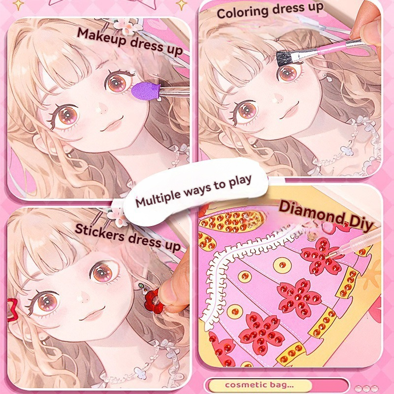3 in 1 Princess Makeup Kit DIY - đánh giá và giá Art Craft For 3 Year Old
