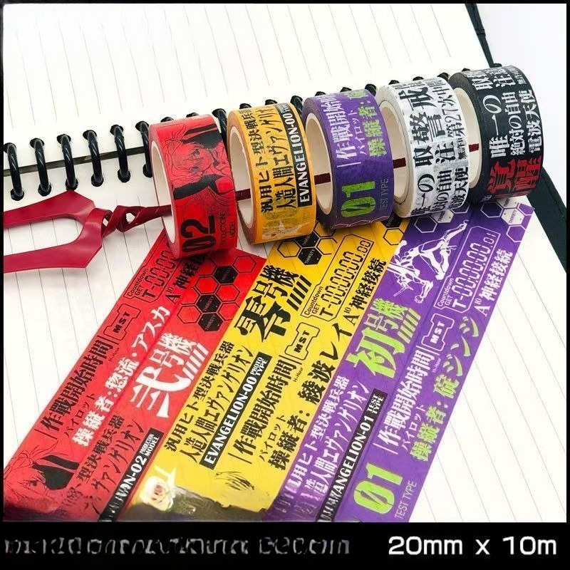 NEON GENESIS EVANGELION EVA-01 - đánh giá và giá Washi Tape Rolls