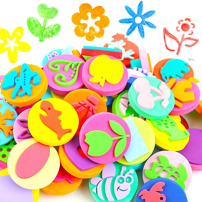 6Pcs/bag Foam Stamps for Paint - đánh giá và giá Art Craft For 3 Year Old