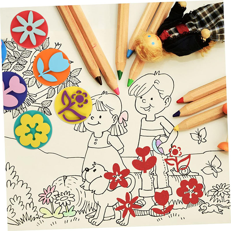 6Pcs/bag Foam Stamps for Paint - đánh giá và giá Art Craft For 3 Year Old