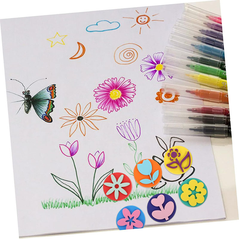 6Pcs/bag Foam Stamps for Paint - đánh giá và giá Art Craft For 3 Year Old