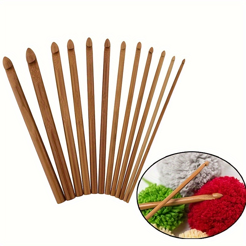 DIY Crochet Hooks Set Bamboo H - đánh giá và giá Crochet Hook Set