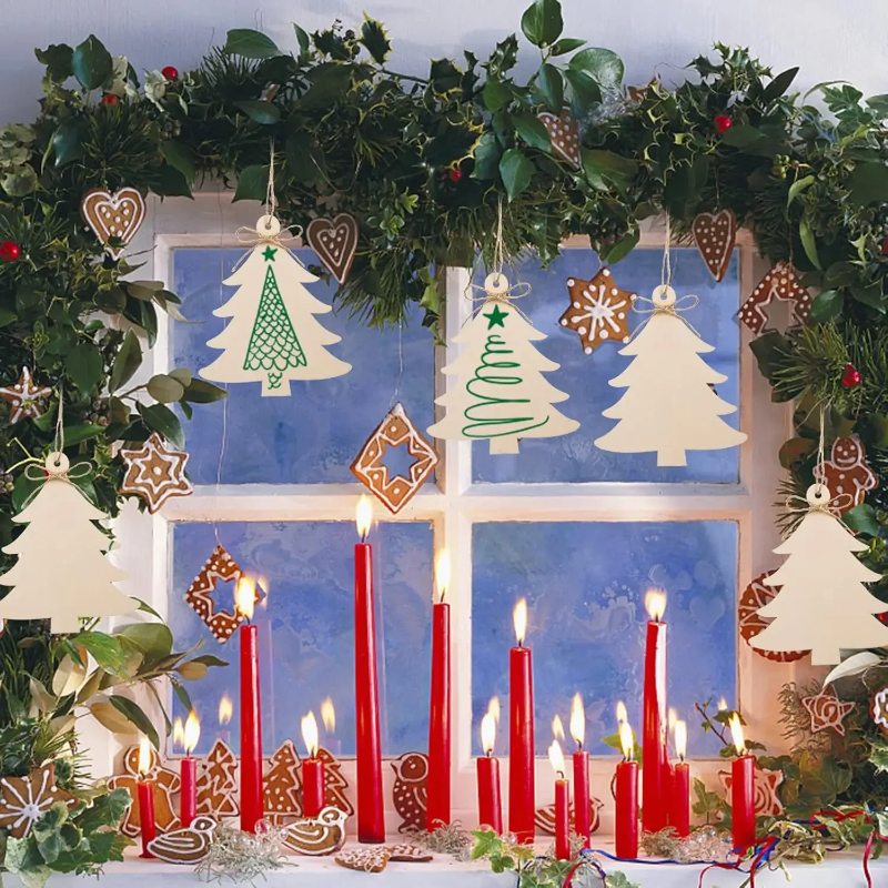 DIY Paintable Blank Wooden Chr - đánh giá và giá Art And Craft For Xmas