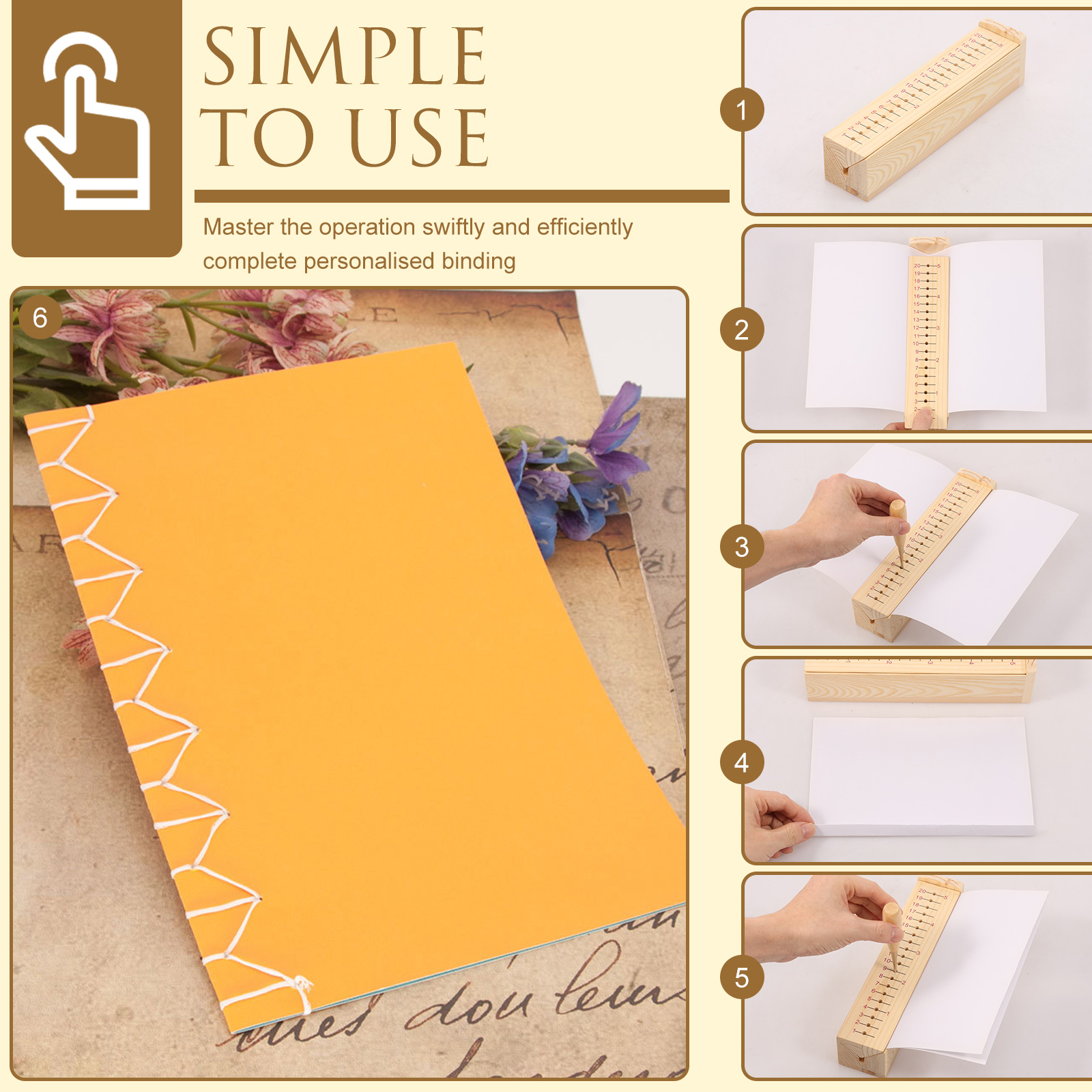 Wood Bookbinding Punching Crad - đánh giá và giá Bookbinding Supply Kit