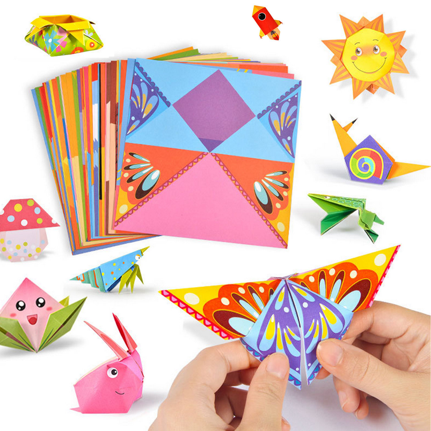 54Sheets Origami Folding Paper - đánh giá và giá Art And Craft For Nursery