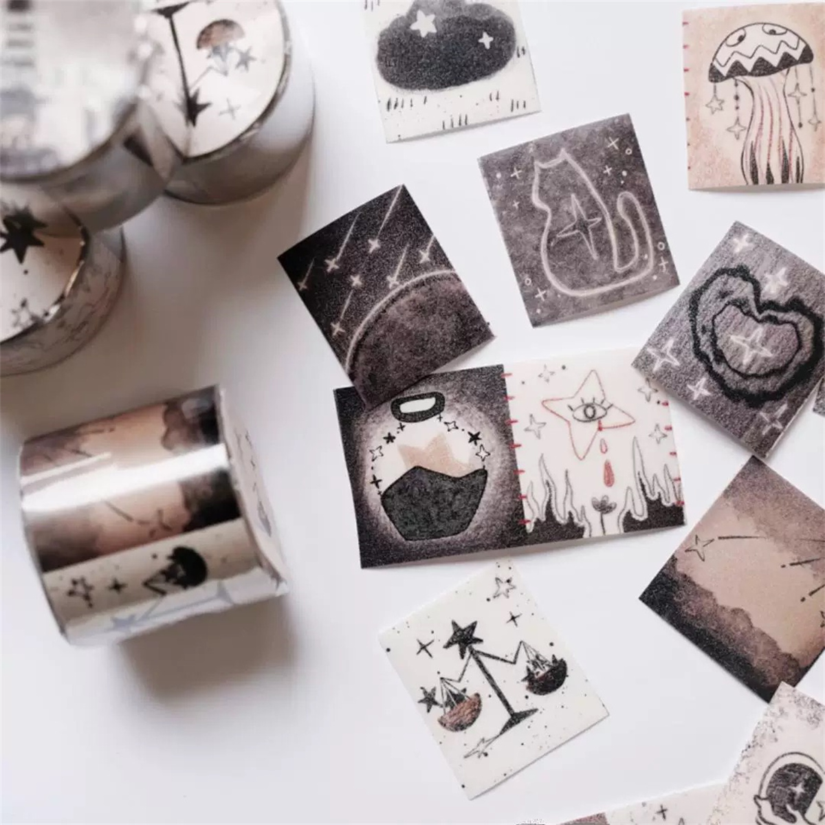 MuZiShan Studio The Whispers O - đánh giá và giá Washi Tape Rolls