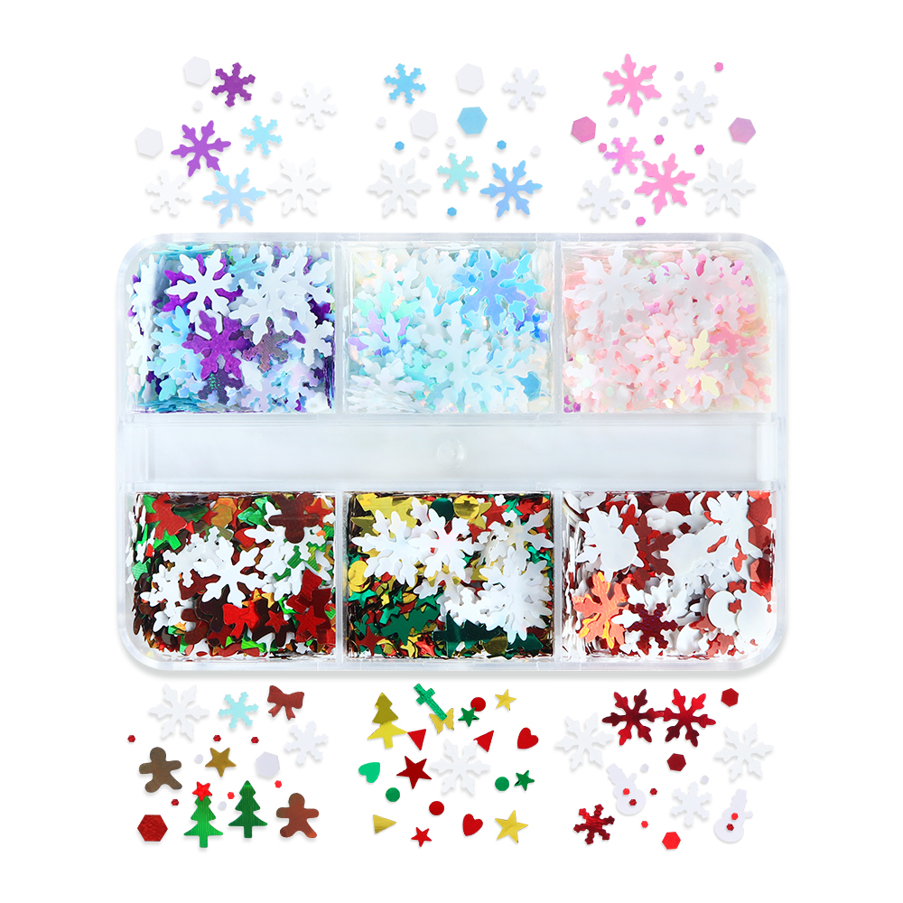 Christmas Mixed Color Snowflak - đánh giá và giá Art And Craft For Xmas