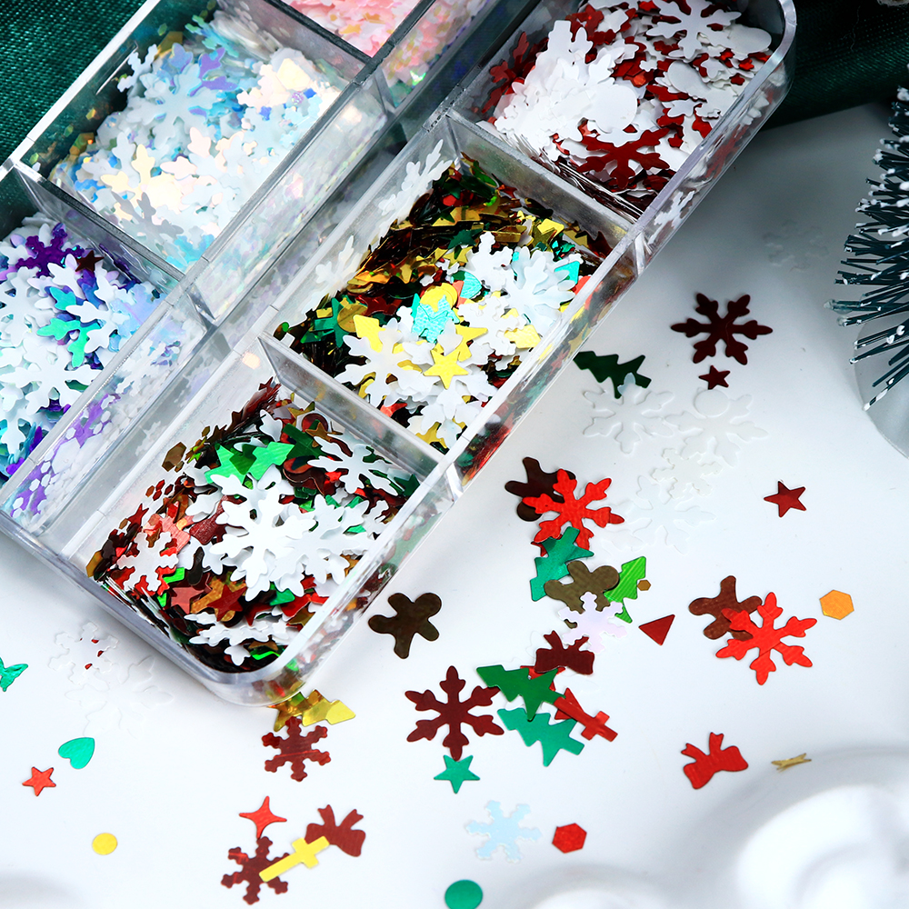 Christmas Mixed Color Snowflak - đánh giá và giá Art And Craft For Xmas