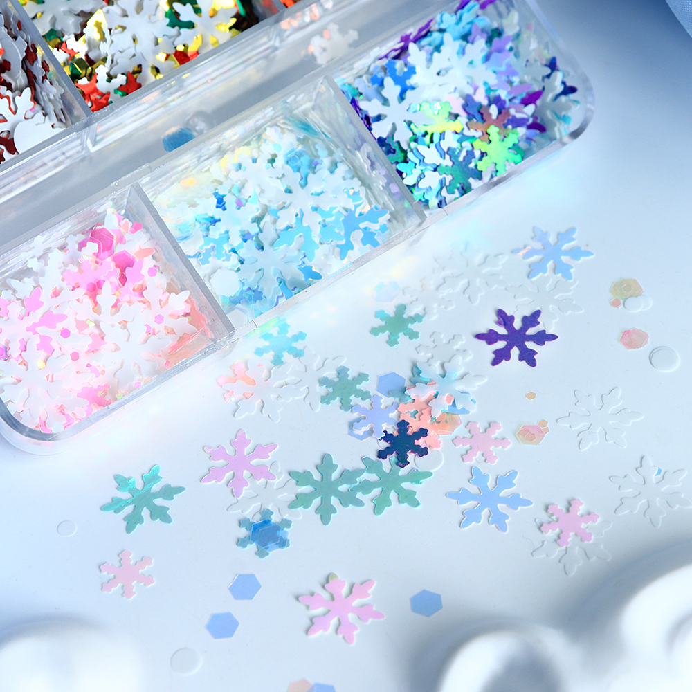 Christmas Mixed Color Snowflak - đánh giá và giá Art And Craft For Xmas
