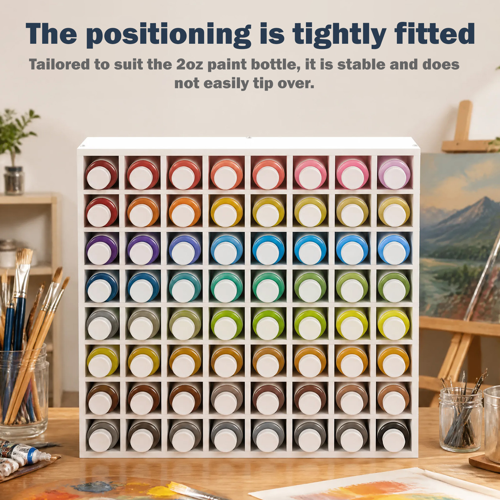 63/64 Grids Craft Paint Storag - đánh giá và giá Art Craft Organizer