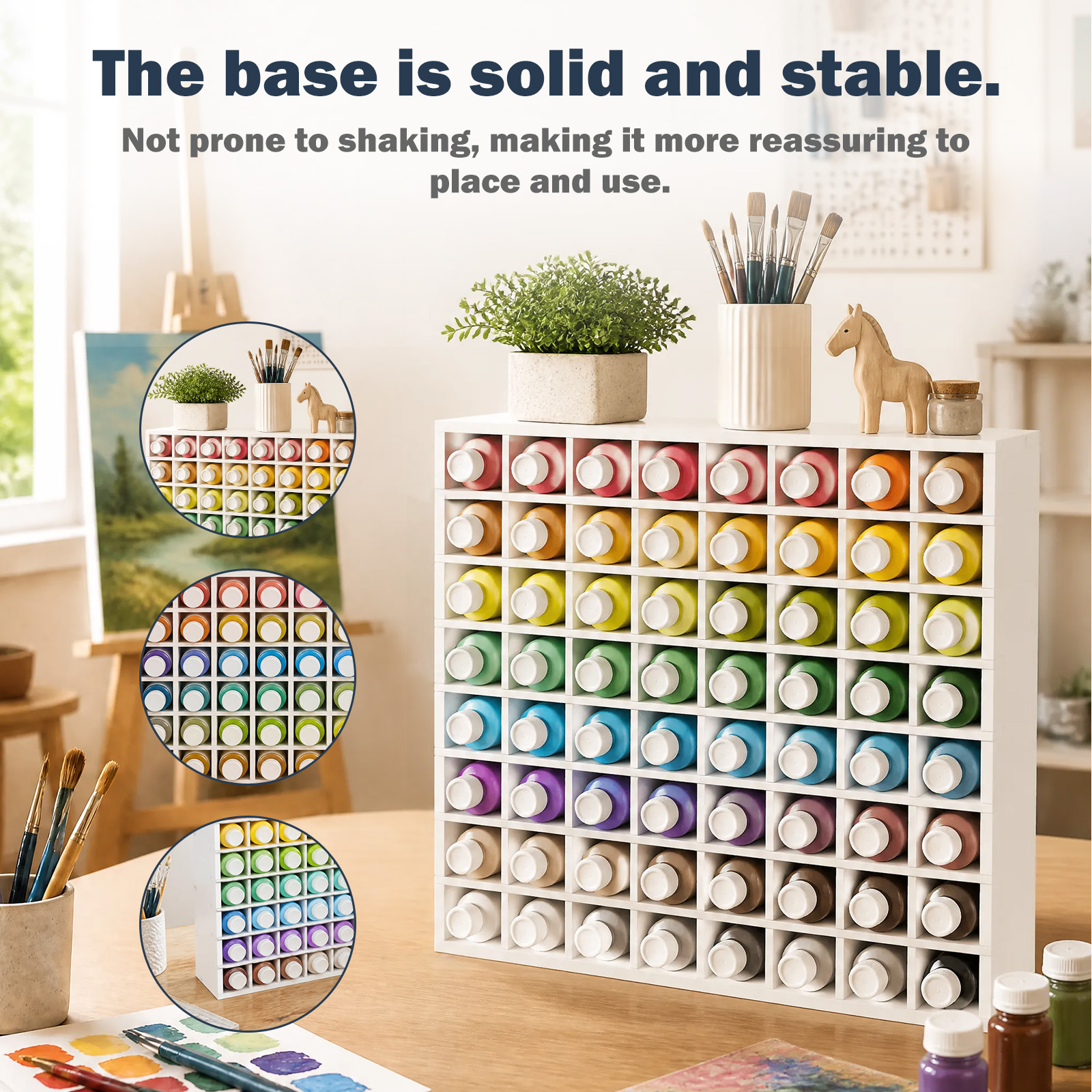 63/64 Grids Craft Paint Storag - đánh giá và giá Art Craft Organizer