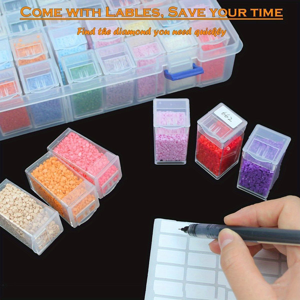 Square Plastic Diamond Paintin - đánh giá và giá Art Craft Organizer
