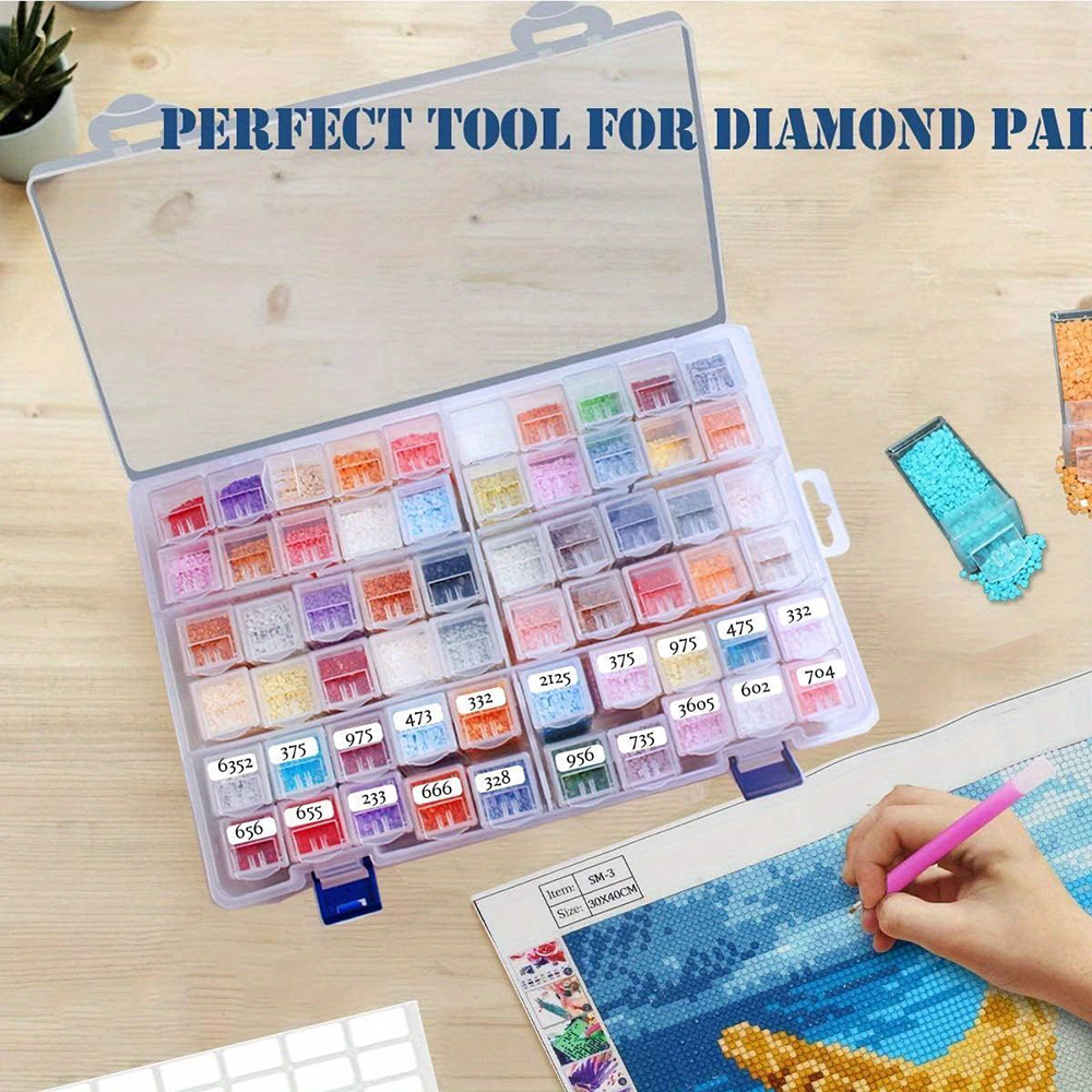 Square Plastic Diamond Paintin - đánh giá và giá Art Craft Organizer