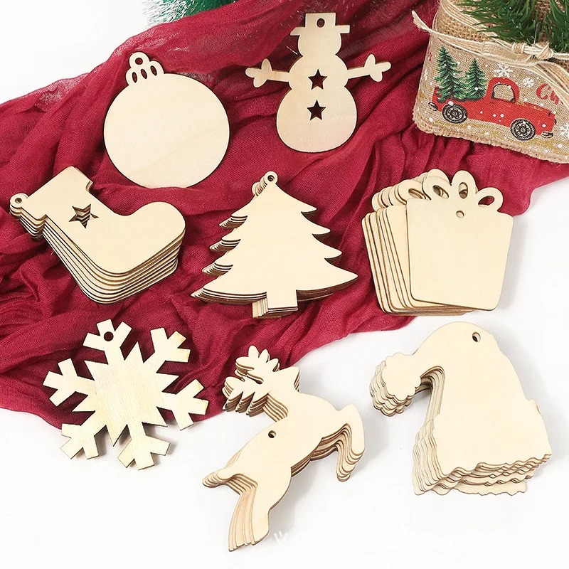 10pcs DIY Wooden Christmas Bal - đánh giá và giá Art And Craft For Xmas