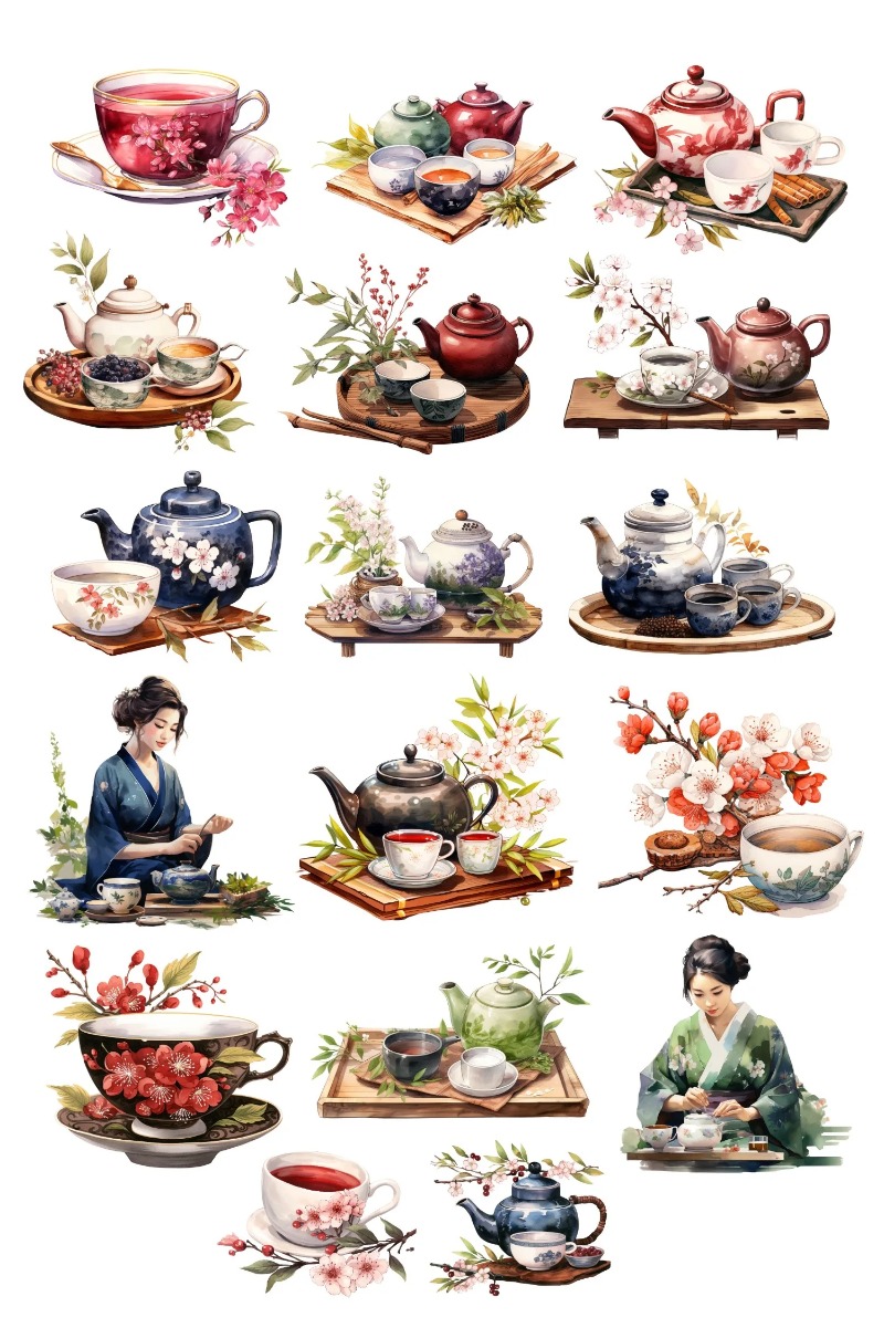 Cute Watercolor Tea Ceremony,  - đánh giá và giá Art Craft For 3 Year Old