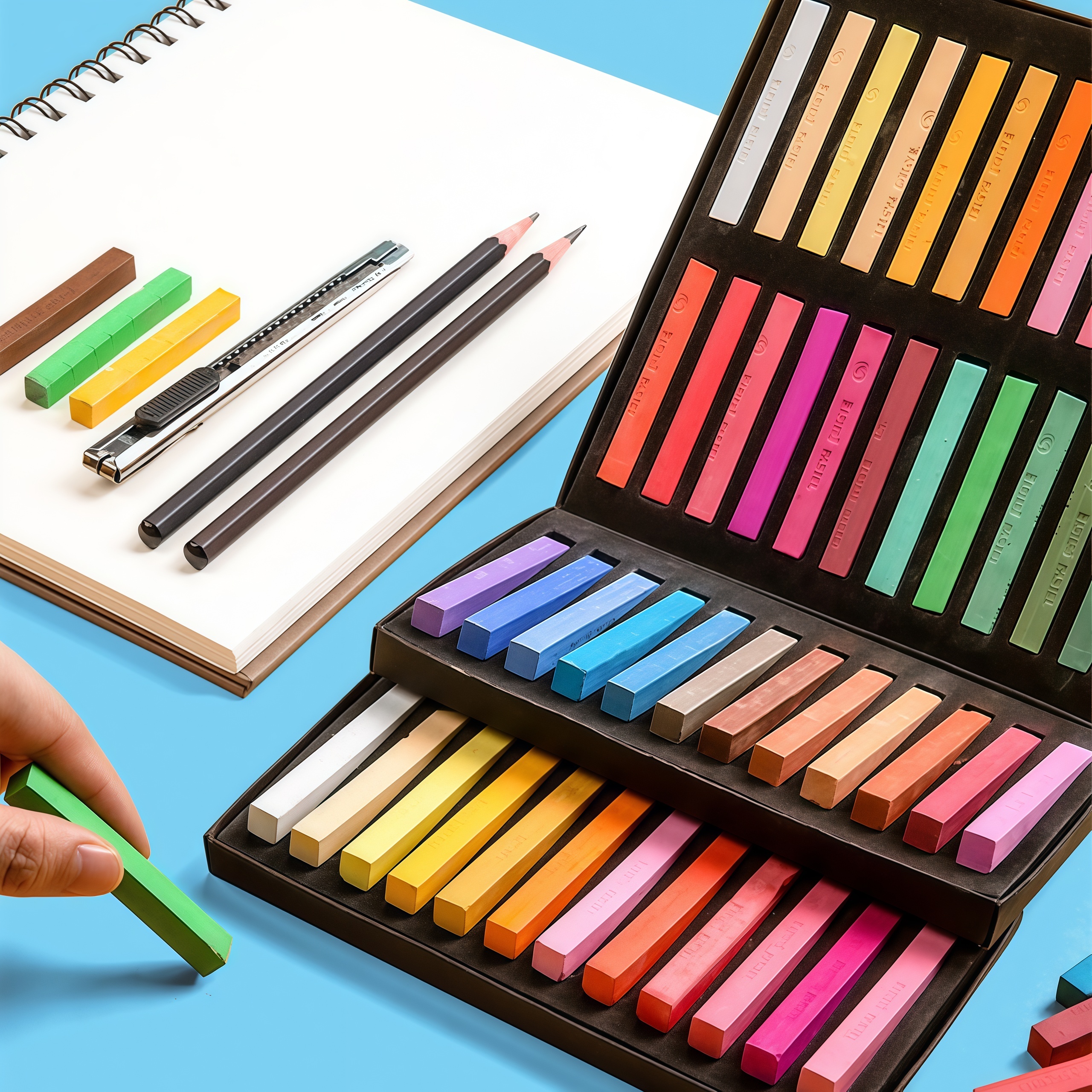 12/24/36/48 Colors/Set Art Dra - đánh giá và giá Chalk Pastel Set