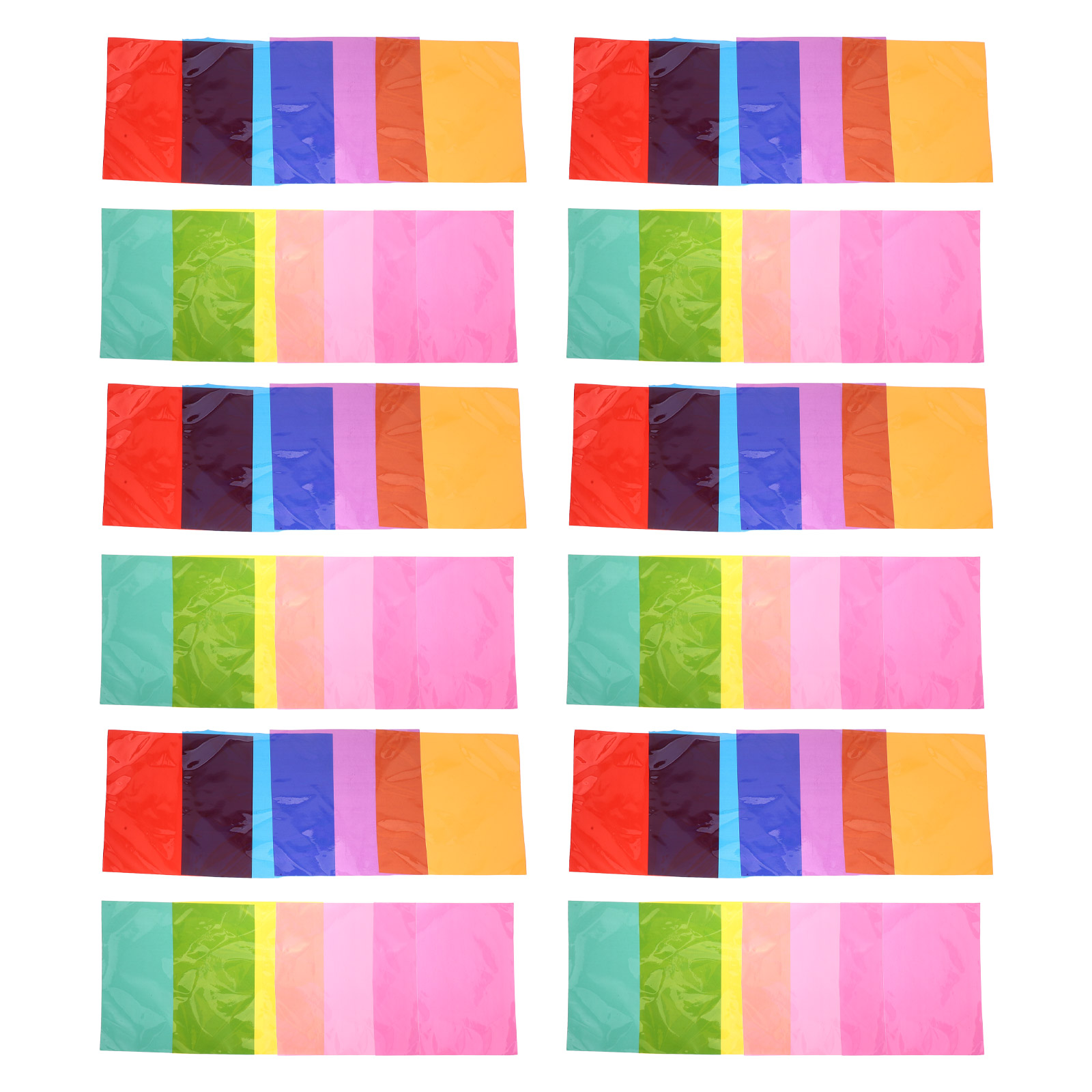 90Pcs Multi Colored Cellophane - đánh giá và giá Art Craft With Paper