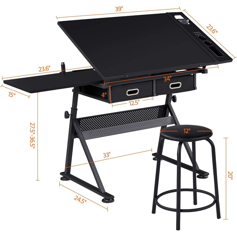 Drafting Table for Artists, He - đánh giá và giá Art & Craft Kids Toys